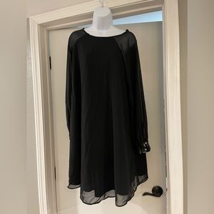 ASOS black formal maternity dress size 8